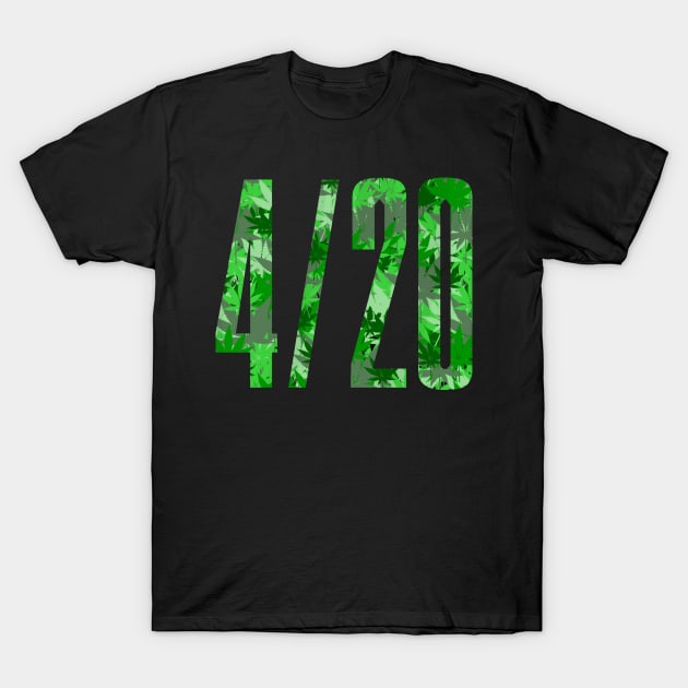 4/20 Shirt for Cannabis Day T-Shirt by Unelmoija